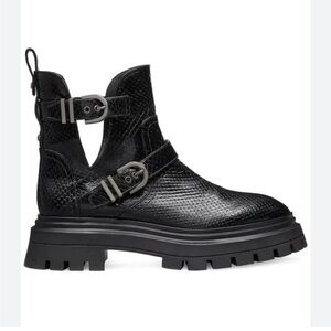 Stuart Weitzman Maverick Bedford Moto Bootie. Size 8.5 (EU 39)
